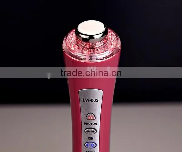 LW-002 3Mhz Ultrasonic Facial Machine With Led Light Therapy and Galvanic Face Massager Accept Private Label Print photo-3