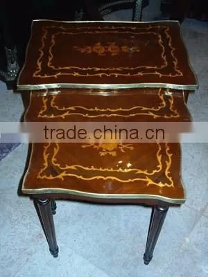 Antique French Nest of Three Tables photo-4