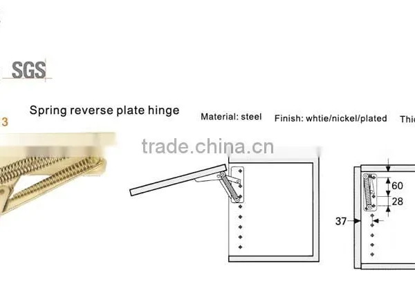 Cabinet Hardware Steel Cabinet Support With Spring