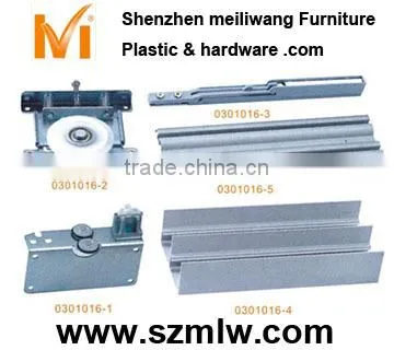 damping type inner sliding door fittings