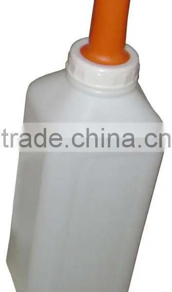 plastic calf feeding milk bottle