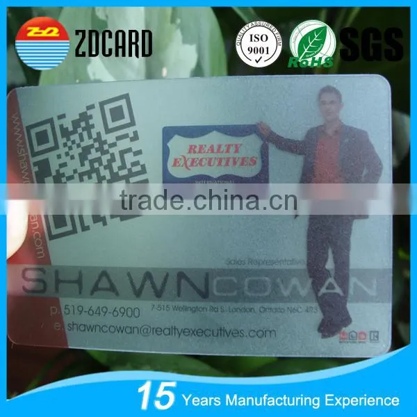 High Quality Customized Printable Transparent PVC Card photo-6