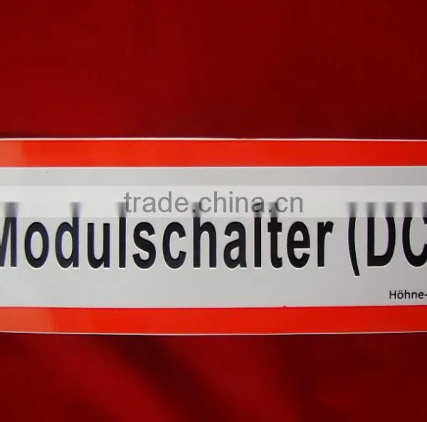 Reflective Pvc Warning Sign photo-3