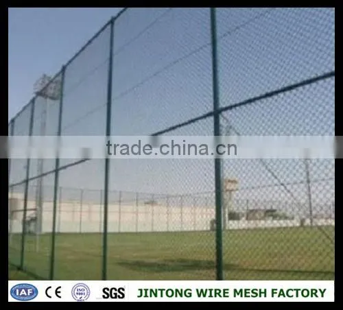 Post Sleeves,steel Framed Chain Link Fence,diamond Pattern Metal Mesh photo-6