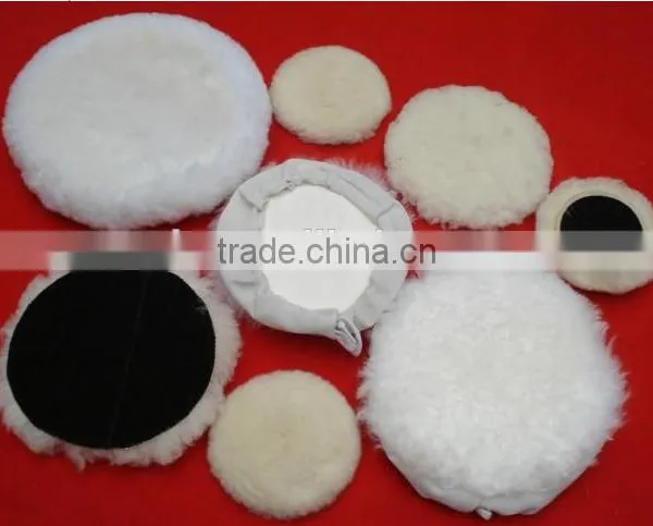 Lambskin Wool Bonnet ,sheepshin Wool Polishing Pad photo-4