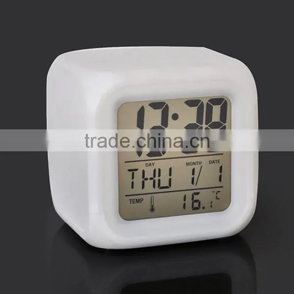 Color Changing Alarm Clock Digital Alarm Clock Promotional Gift Alarm Clock photo-4