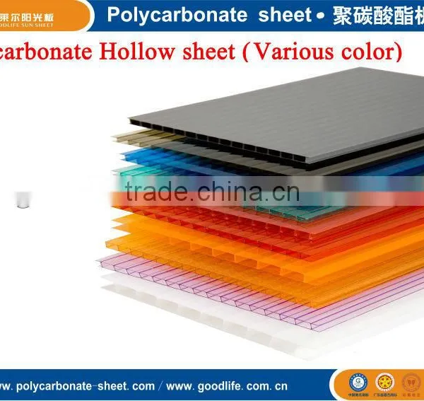 Orange Polycarbonate Hollow Sheet photo-5