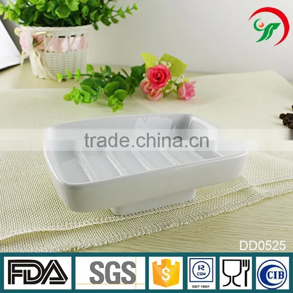 Ceramic Bathroom Accessories Porcelain Soap Plate or Soap Holder photo-2