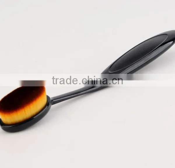 2016 Tooth Brush Liquid Foundation Finest Fiber CosmetIc Brush Oval Makeup Brush photo-3