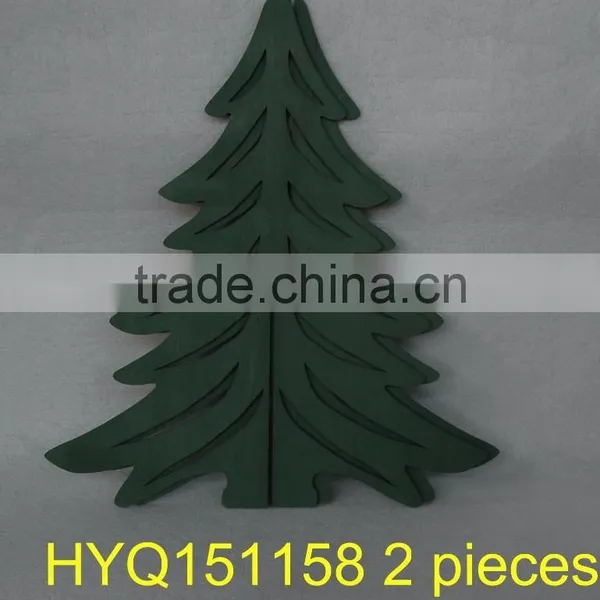 Home Decorative Assembled Wood Christmas Tree photo-2