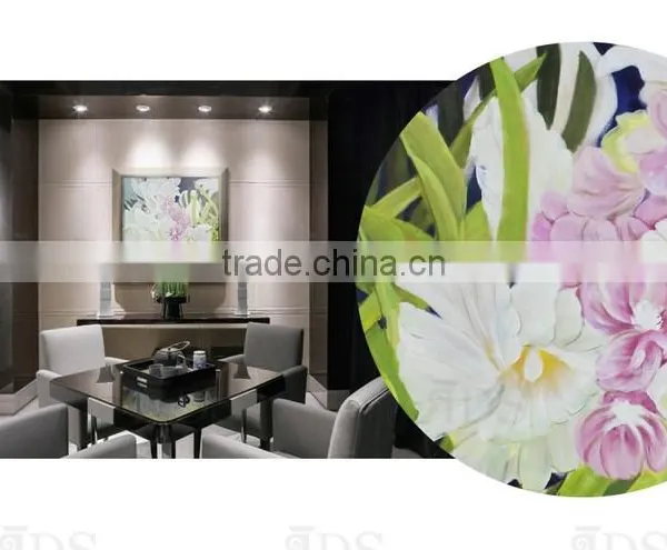 Beautiful Flower Designs Fabric Painting for Wall Art Decor photo-4