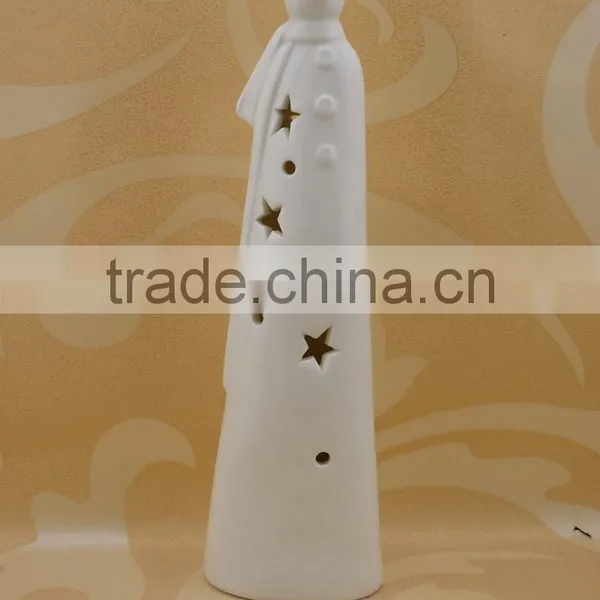Factory Direct White Ceramic Christmas Decoration for Wholesale photo-3