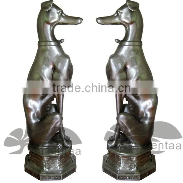 Antique Brass Dog Statue Cna be Customized VSL-033 photo-3
