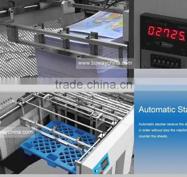 Automatic 120m/min Large Format Heated Roll Film Presswork Thermal Laminator Machine photo-5