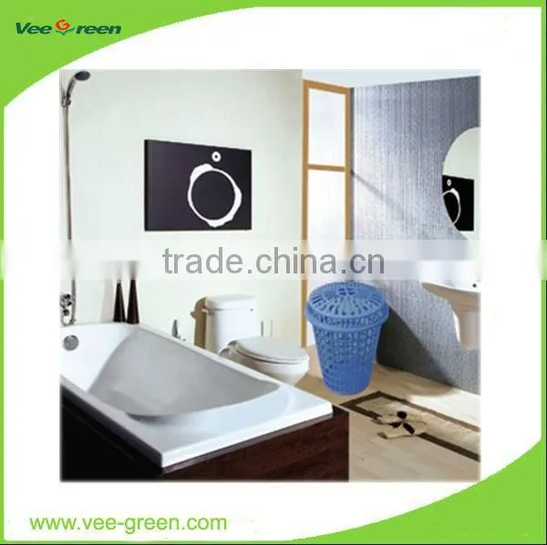 Plastic Laundry Basket/Plastic Laundry Hamper 65L photo-3