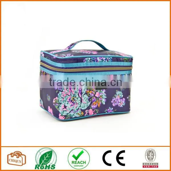 Glowing Wild Train Case Cosmetic Bag