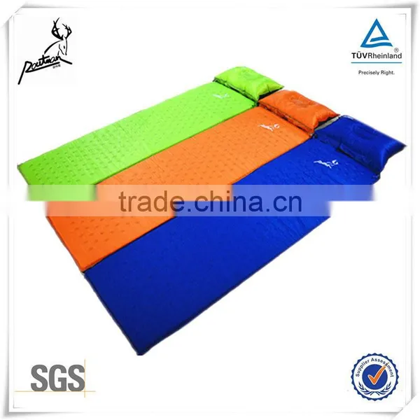 Camping Sleeping Mat Inflatable Air Pad With Pillow photo-3