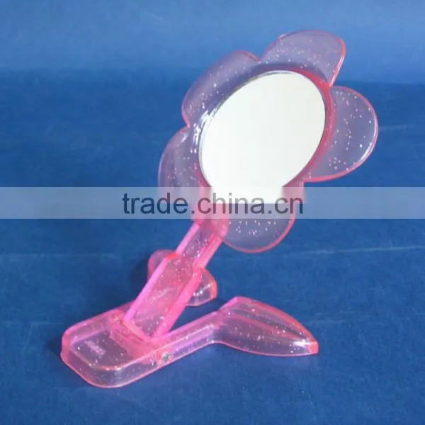 Plastic Customized Shape Hand Mirror photo-3
