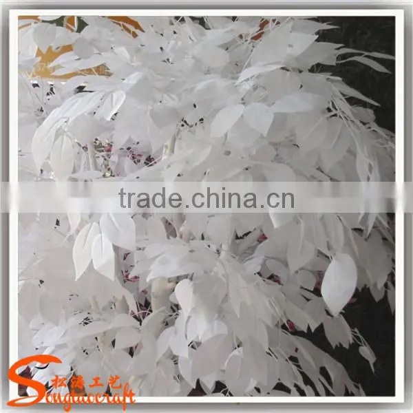 Lower Price Plastic Landscaping White Ficus Tree For Indoor Wedding photo-4