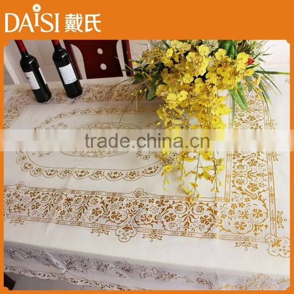 Vinyl Lace Tablecloth Roll Plastic Table Cloths Oilcloth photo-5