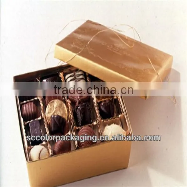 Factory Sales of High-grade Chocolate Box, With a Box of Chocolate Grid