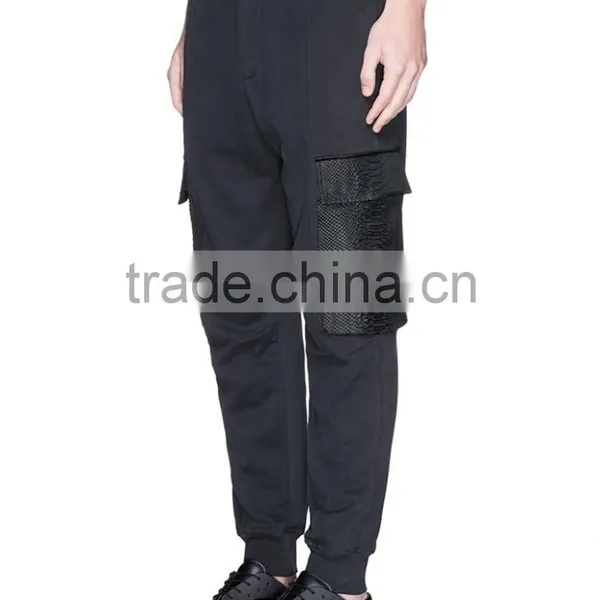New Design Cotton Casual Pants With Two Pockets Mens Baggy Trousers Pants photo-2
