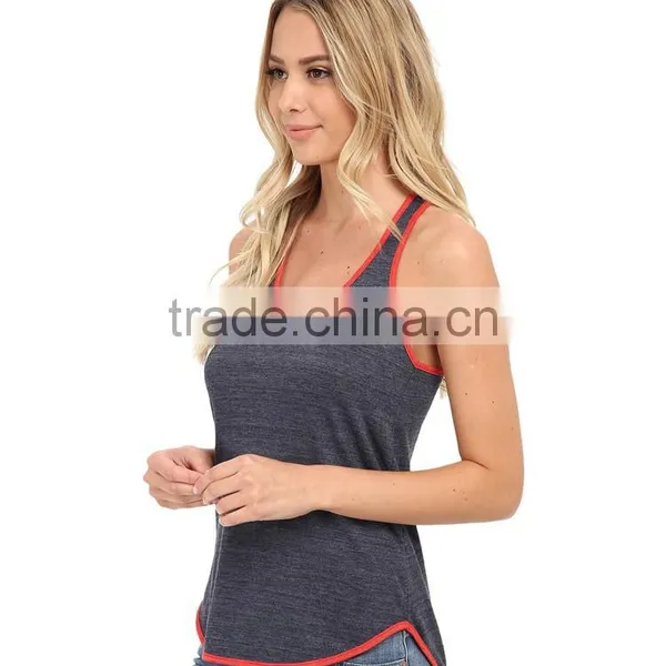 Eco Jersey Graphic Fitness Tank Tops Wholesale photo-2