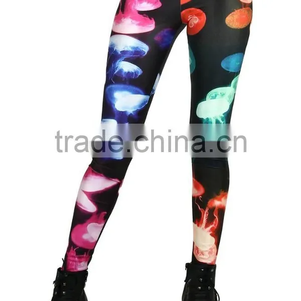 MGOO New Arrival Custom Print Running Tight Leggings High Waist Spandex All Over Sublimation Print Pants photo-5