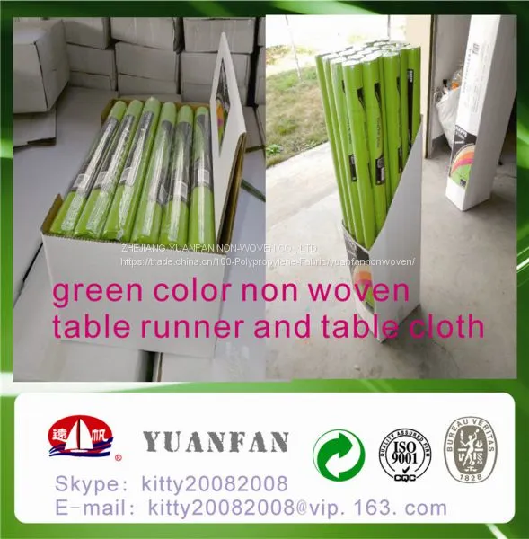 PP Spunbond Nonwoven Fabric for Table Cloth / Table Runner 60gsm photo-3
