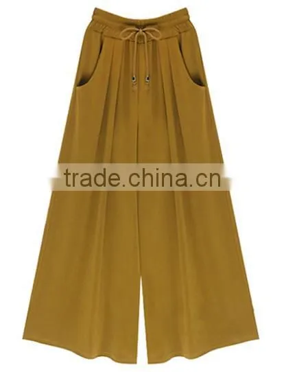EY0542P New Design Fashion Loose Women Dress Pants Made in China photo-2