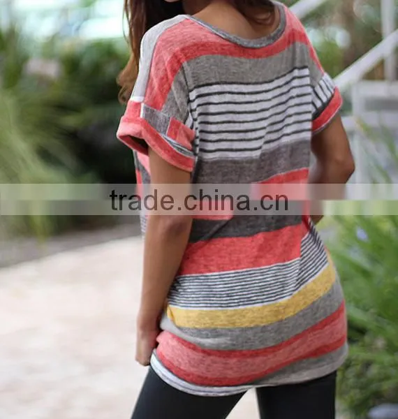 Hot Selling Computer Printed Tops Women Cotton Short Sleeve T-shirts photo-3