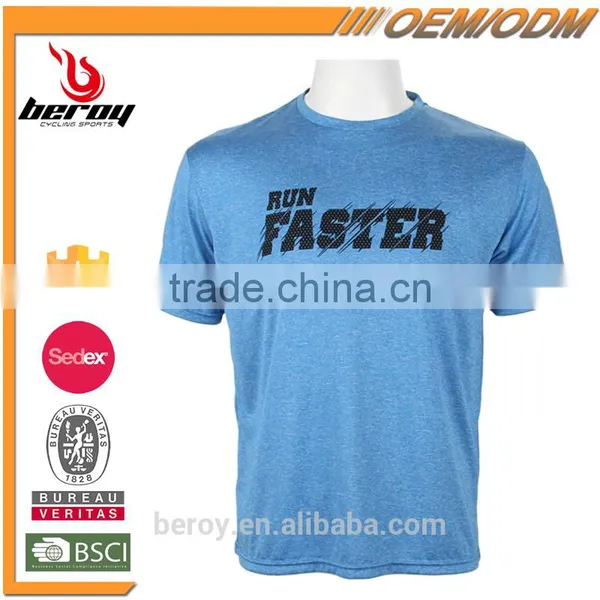 BEROY Custom Short Sleeve Running T-shirt, Breathable Athletic Wear for Men photo-2