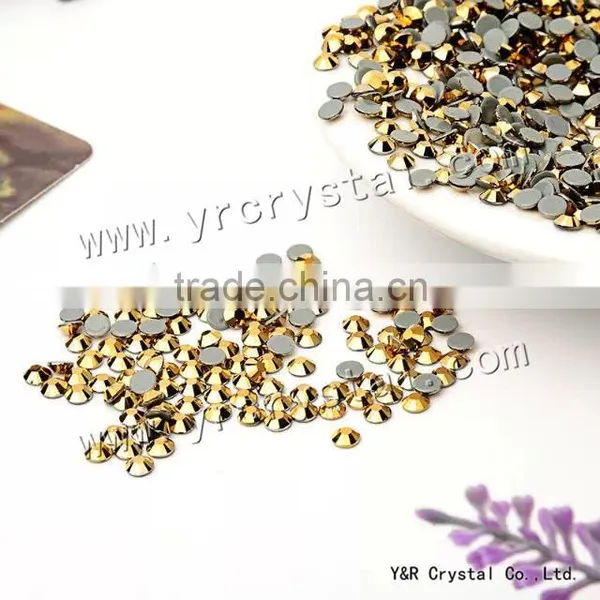 Strong Glue Hotfix Rhinestone Flat Back Round Hot Fix Rhinestone photo-3