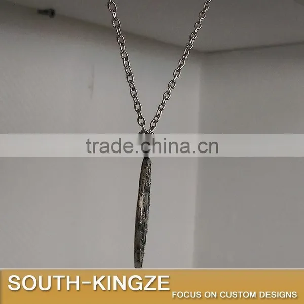 Carribean Sea Marine Style Metal Antique Silver Pendant photo-3