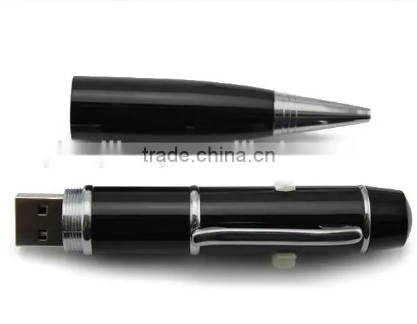 High Quality Laser Point and 4GB 8GB 16GB USB Logo Ballpoint Business Metal Pen Box Gift Set photo-6