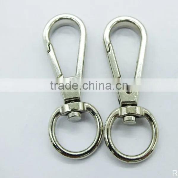 factory wholesale 1000pcs Hot Sale High Quality Zinc Alloy Carabiner Swivel Clasps For Key Ring buckle 52CM