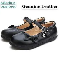 2014 Latest Fashion Black Uniform Kids Shoes For Girls School Shoes