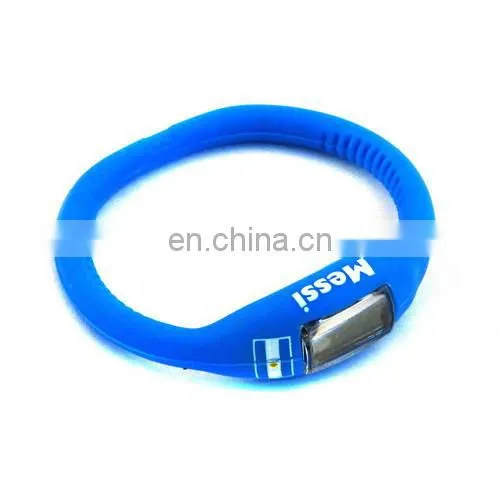 Hot Sale Promotional Gift Cheap Custom Design Foodbal Fans Baby Women Men Anion Silicone Watch