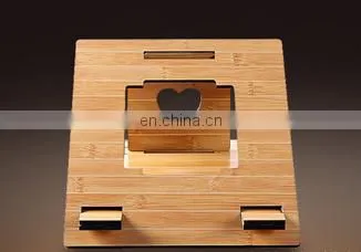 Simple Design Custom Logo Wood Office Gift Wooden Laptop Desk With Best Selling photo-3
