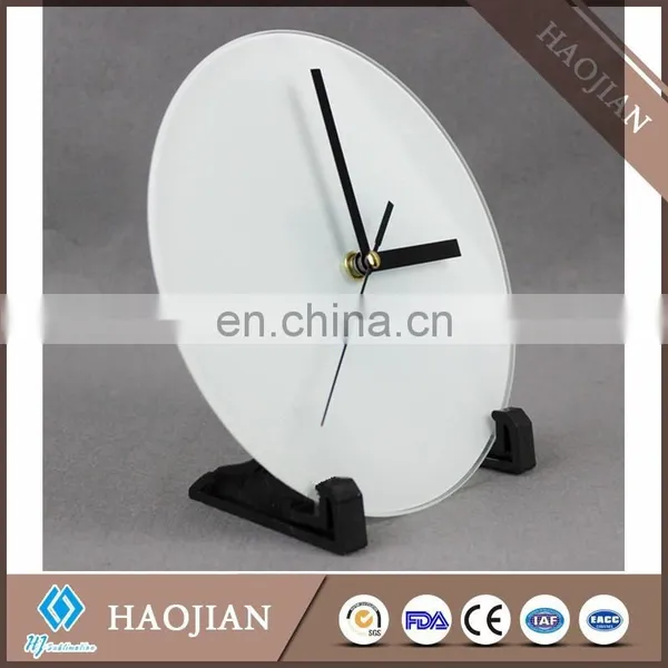 China Supplier Sublimation Coating Glass Clock photo-2