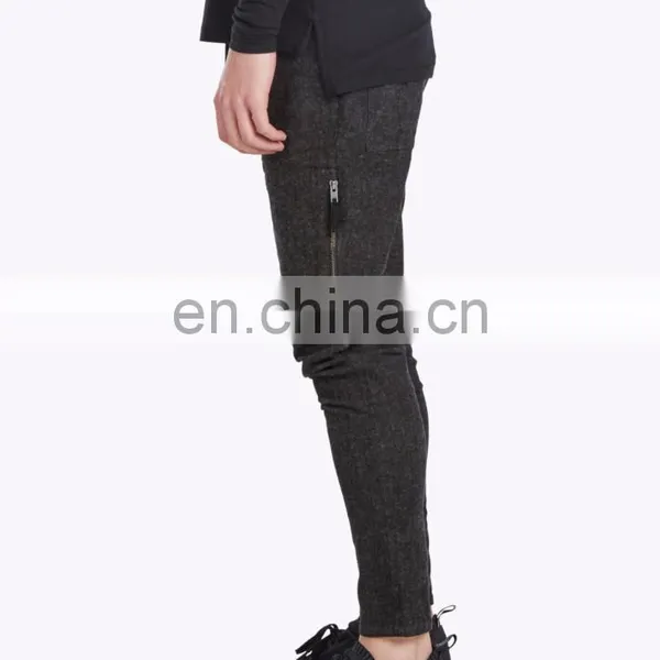 OEM Custom Fashion Cargo Pants Slim Fit Mens Chinos photo-4