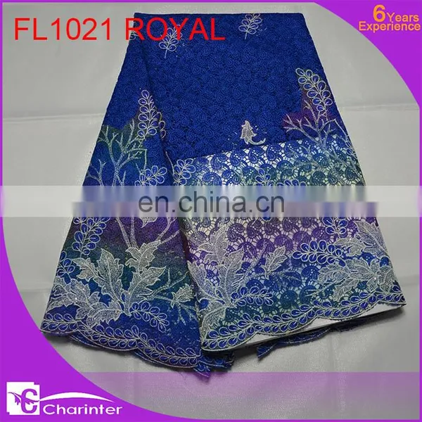 Free Shipping Wholesale African French Lace High Quality Guipure Lace Fabric photo-6