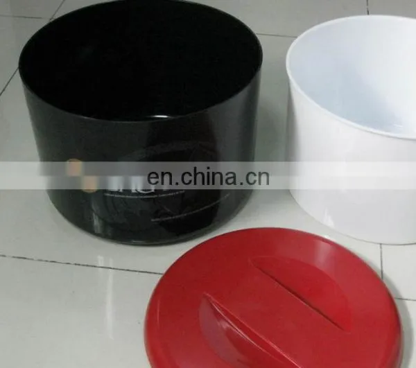 Custom New Design Round ps Cooler Ice Bucket With Lid Clear photo-5