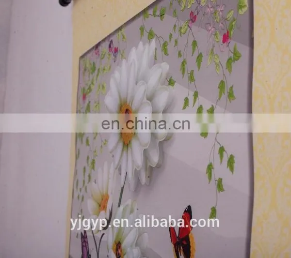 Paper Wall Hanging Picture With Flower photo-2