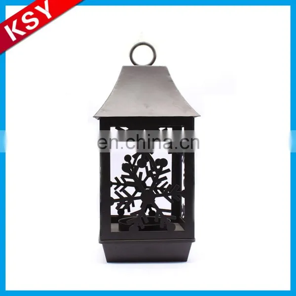 Popular Competitive Price Long Stemmed Metal Hanging Glass Tea Light Hexagon Candle Holder photo-2