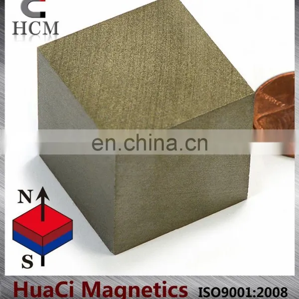 SmCo Magnet 1" Cube Samarium Cobalt Magnet Used for Industrial