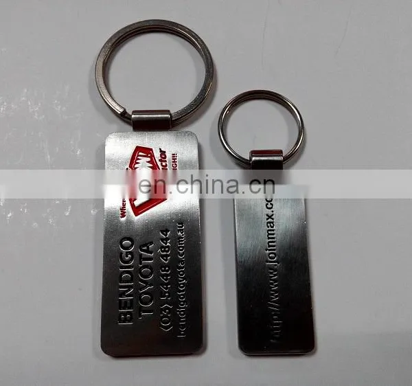Custom Double Side Mental Key Chain Zinc Alloy Car Key Chain photo-3
