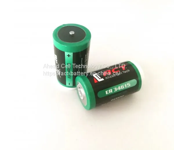 Wholesale Price LS20/ER34615 Li-SOCl2 3.6V 19Ah 46.2w Lithium Battery