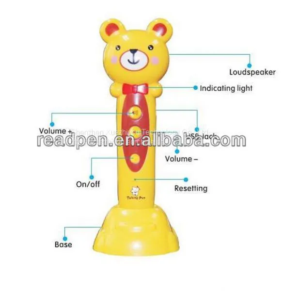 ISO9001 Factory Kids Point Reading Pen Smart Children Talking Pen Learning Machine photo-4