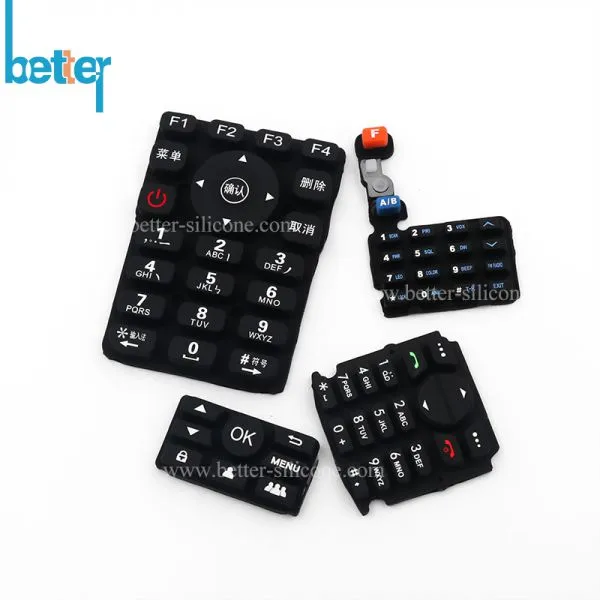 Custom Silicone Rubber Keypad With Silk Screen Printing photo-4